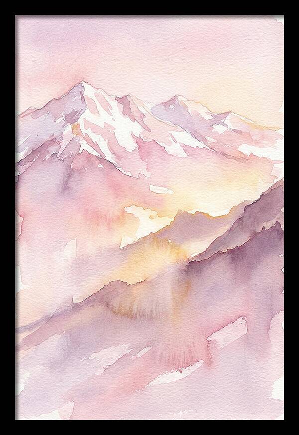 Dawn Breaking Over Grand Peaks