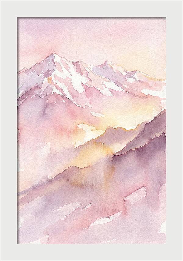 Dawn Breaking Over Grand Peaks