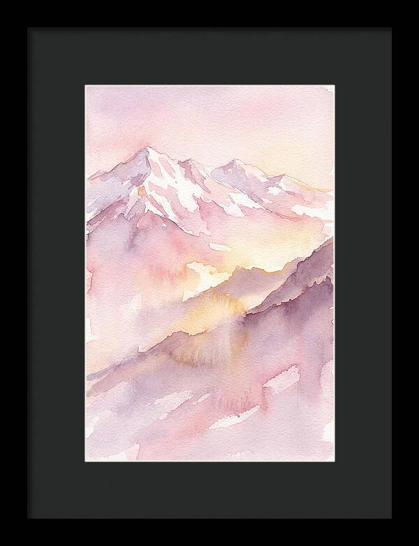 Dawn Breaking Over Grand Peaks