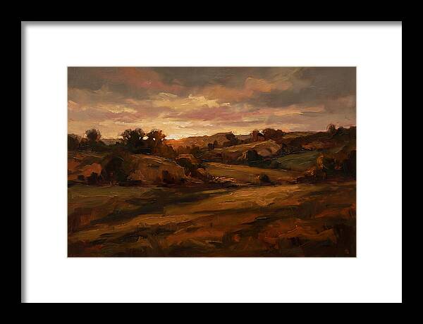 Dawn Breaking Over Horizon