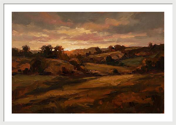 Dawn Breaking Over Horizon