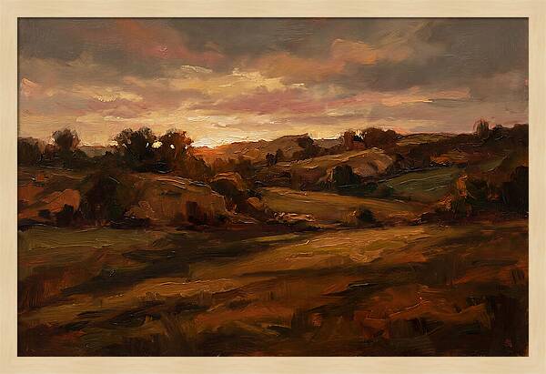 Dawn Breaking Over Horizon