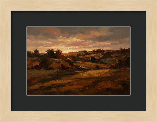 Dawn Breaking Over Horizon