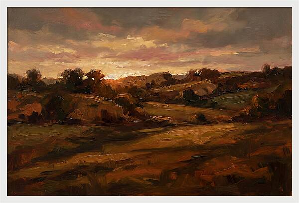 Dawn Breaking Over Horizon