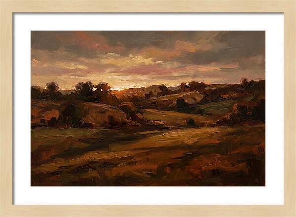 Dawn Breaking Over Horizon