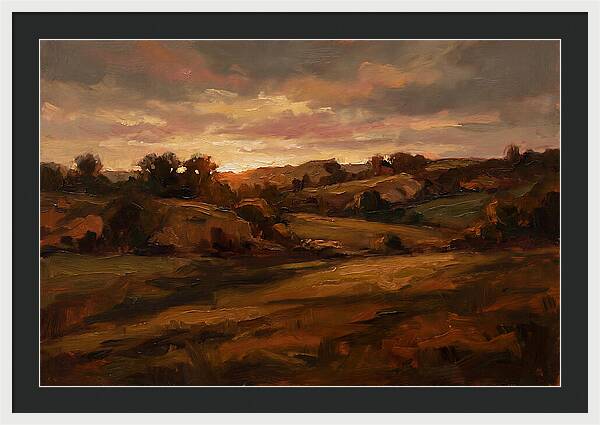Dawn Breaking Over Horizon