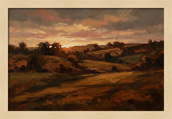 Dawn Breaking Over Horizon