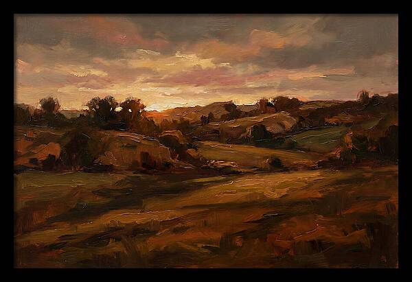 Dawn Breaking Over Horizon