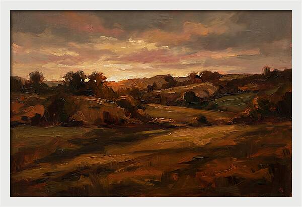 Dawn Breaking Over Horizon