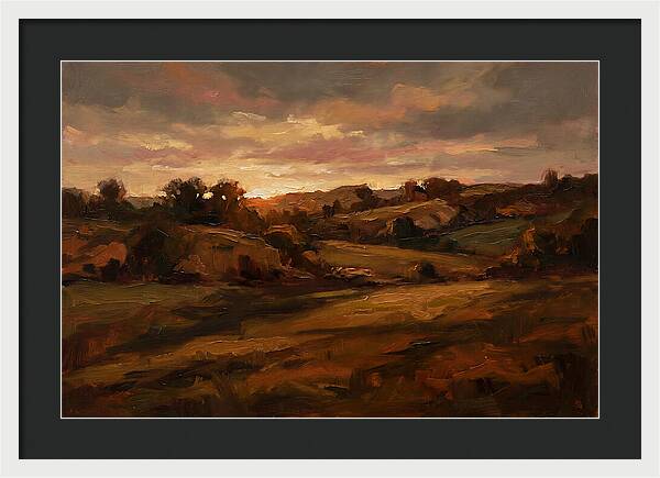 Dawn Breaking Over Horizon
