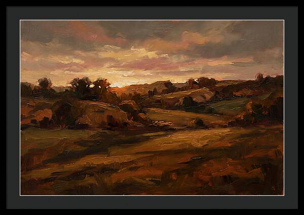 Dawn Breaking Over Horizon