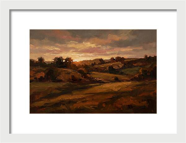 Dawn Breaking Over Horizon