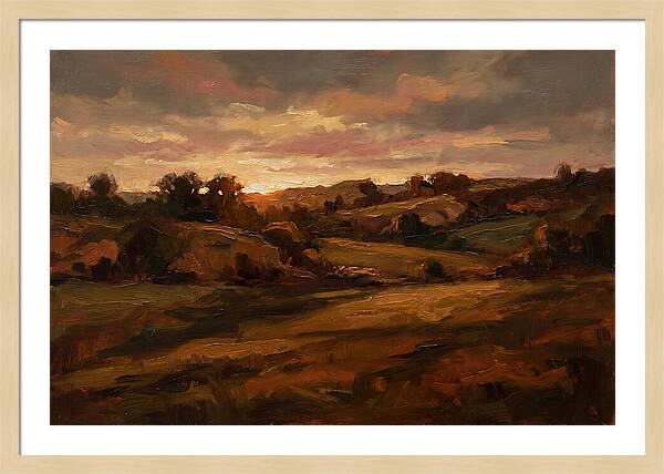 Dawn Breaking Over Horizon