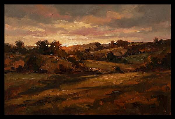Dawn Breaking Over Horizon