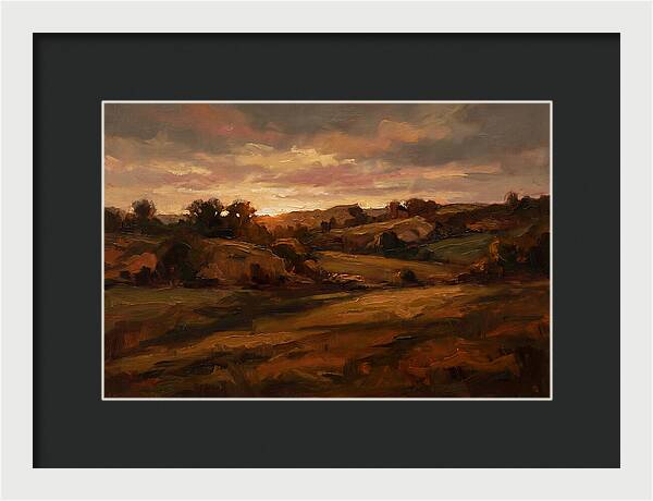 Dawn Breaking Over Horizon
