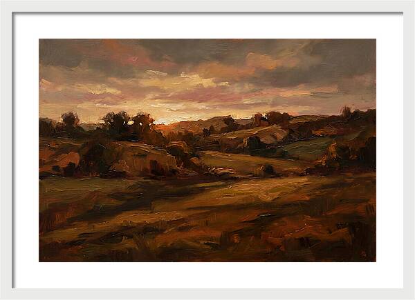 Dawn Breaking Over Horizon