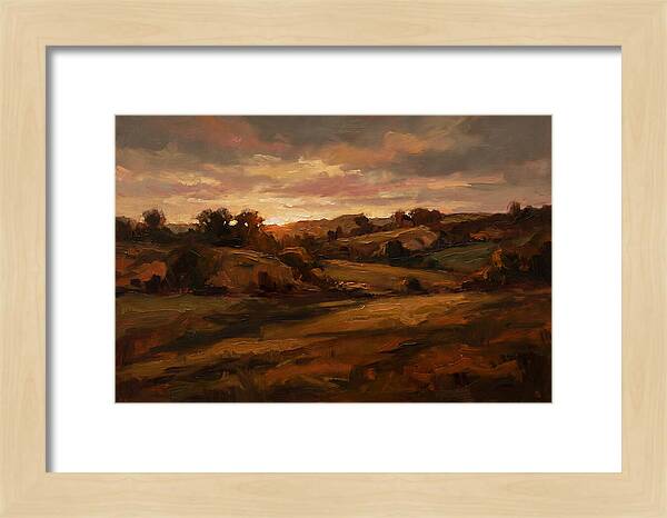 Dawn Breaking Over Horizon
