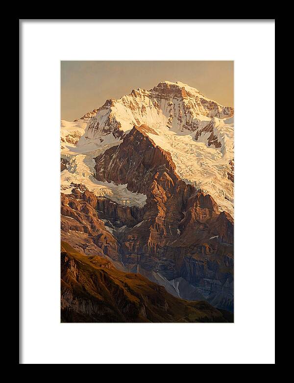 Dawn Breaking Over Mountain Summits