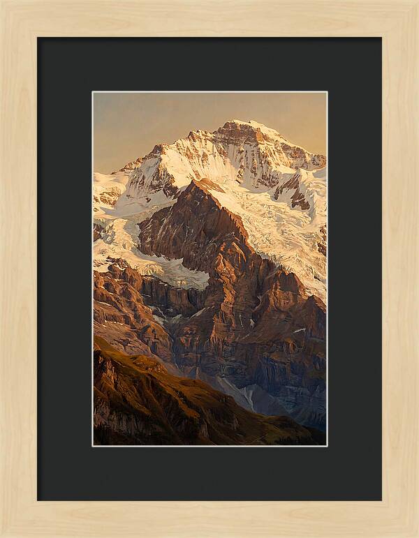 Dawn Breaking Over Mountain Summits