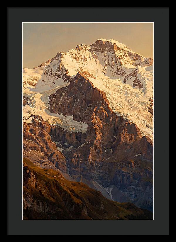 Dawn Breaking Over Mountain Summits