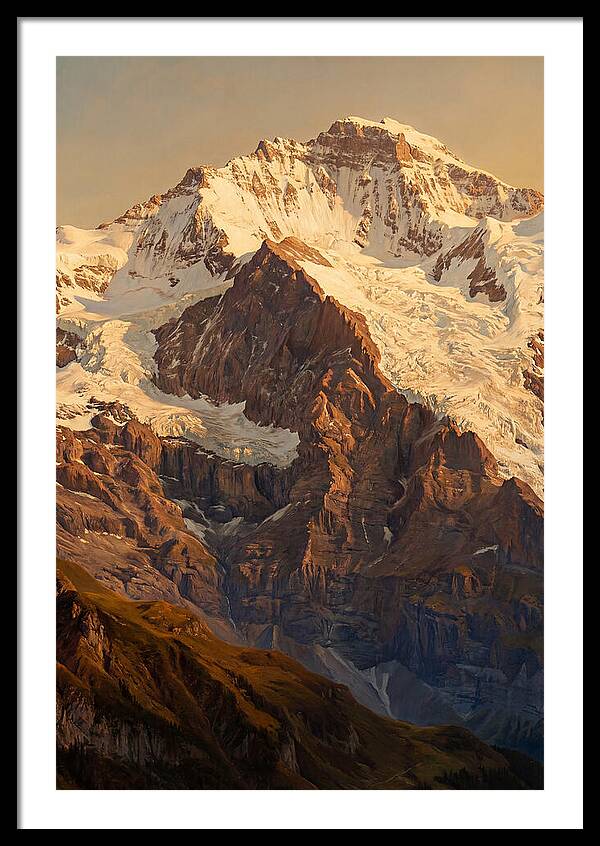 Dawn Breaking Over Mountain Summits