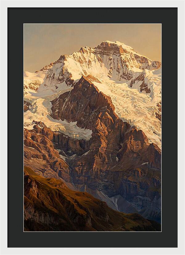 Dawn Breaking Over Mountain Summits