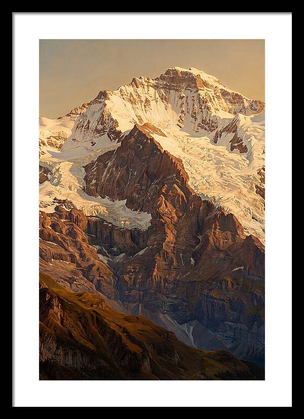 Dawn Breaking Over Mountain Summits
