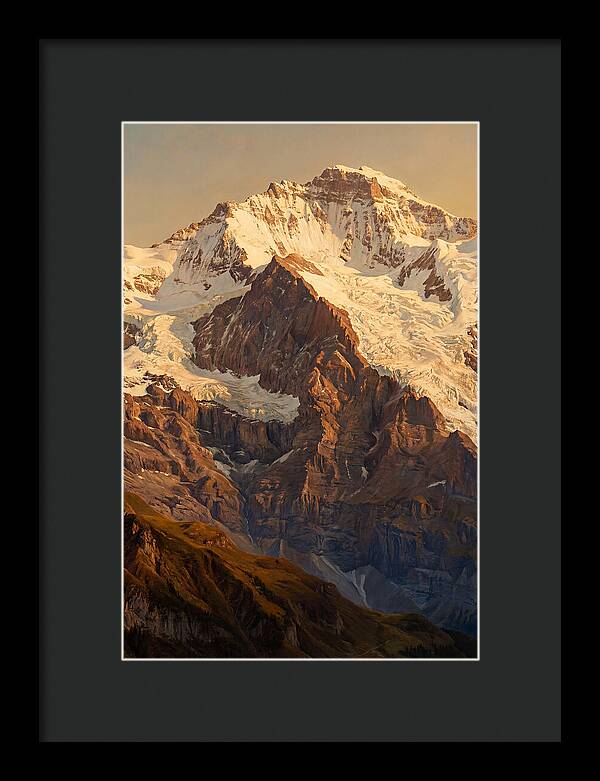 Dawn Breaking Over Mountain Summits