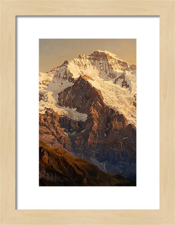 Dawn Breaking Over Mountain Summits
