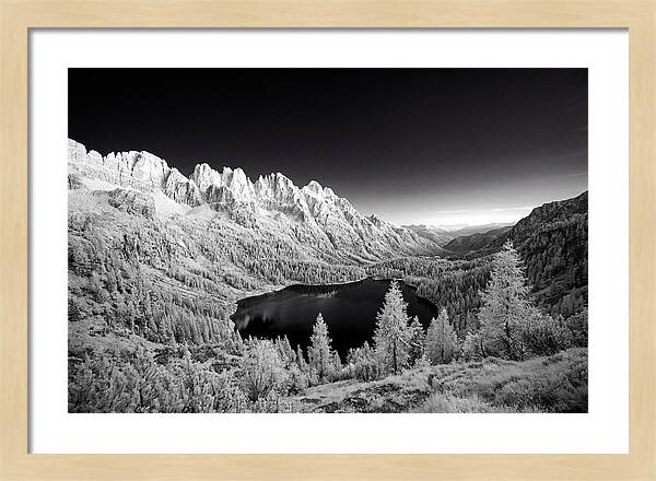 Dawn Glow Above Brenta Peaks