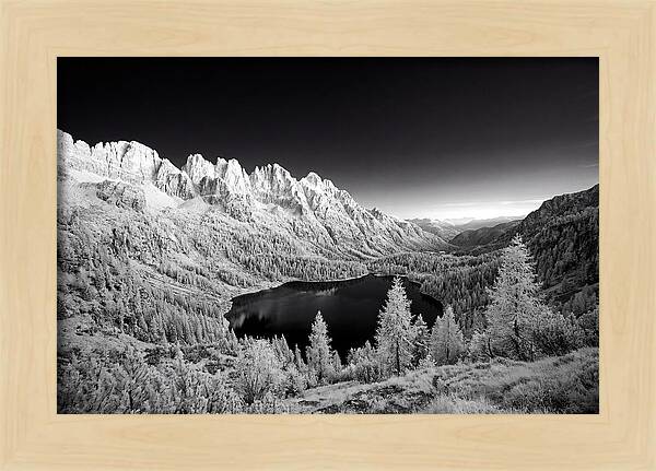 Dawn Glow Above Brenta Peaks