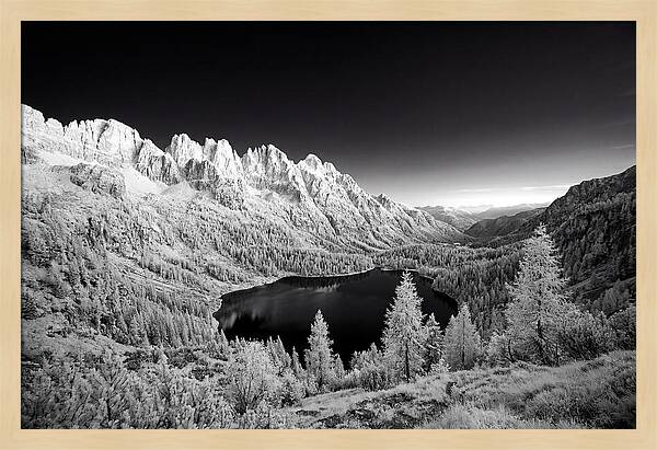 Dawn Glow Above Brenta Peaks