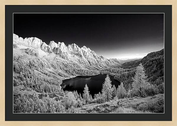 Dawn Glow Above Brenta Peaks