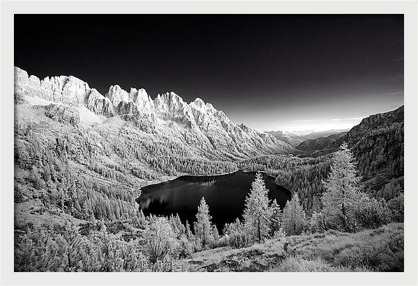 Dawn Glow Above Brenta Peaks