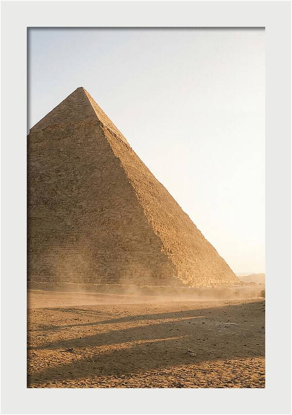 Dawn Light Over The Great Pyramid