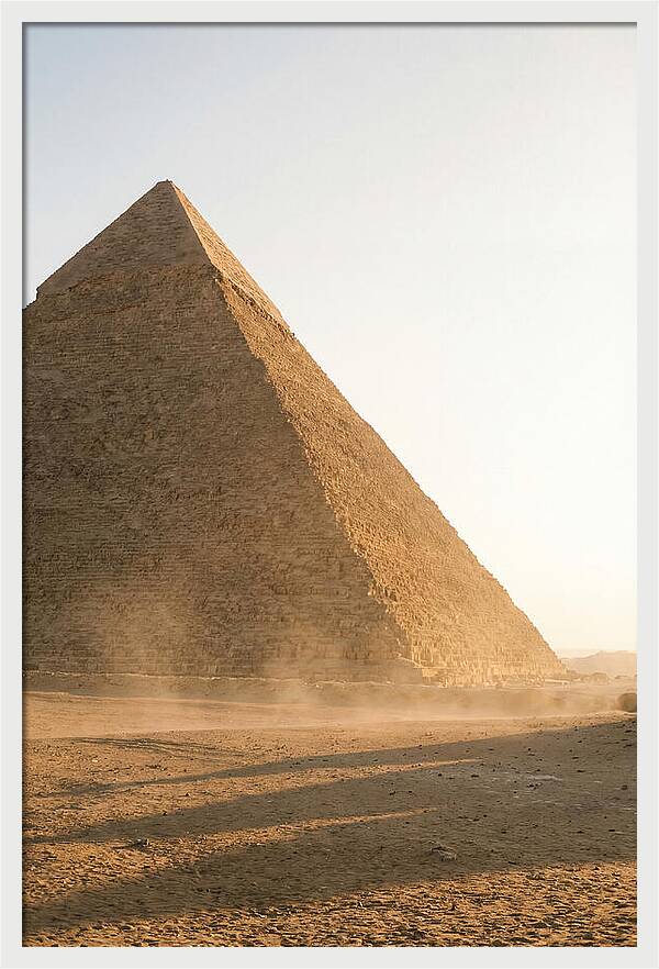 Dawn Light Over The Great Pyramid