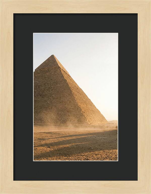 Dawn Light Over The Great Pyramid