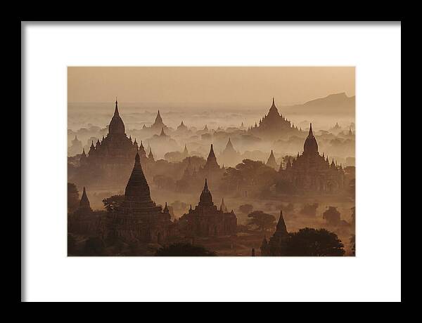Dawn Over Bagan Pagodas