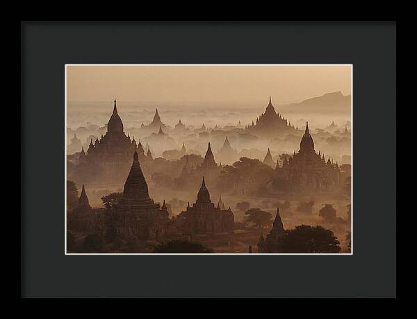 Dawn Over Bagan Pagodas