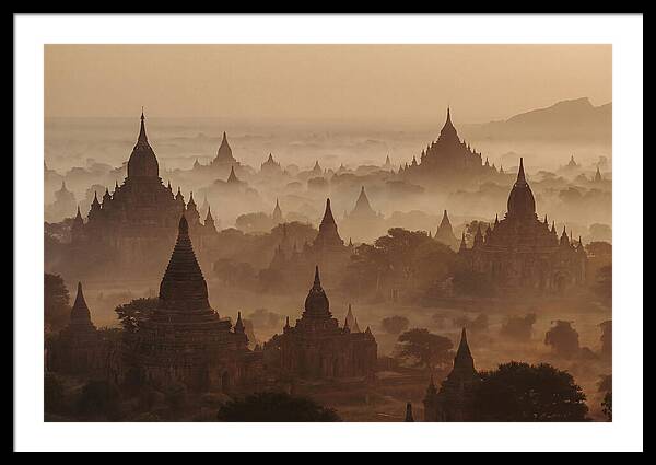 Dawn Over Bagan Pagodas