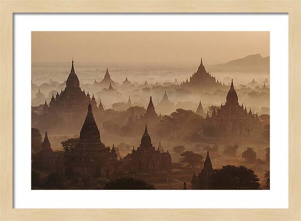 Dawn Over Bagan Pagodas