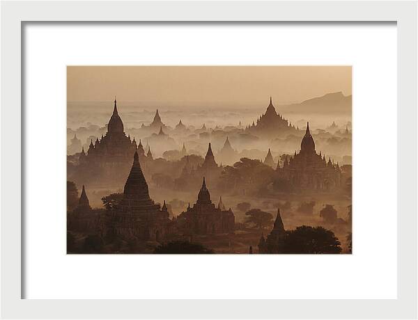 Dawn Over Bagan Pagodas