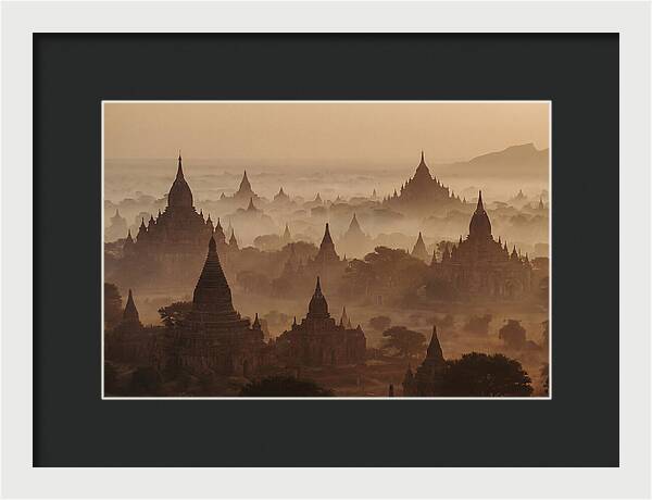 Dawn Over Bagan Pagodas