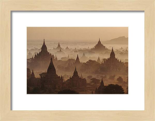 Dawn Over Bagan Pagodas
