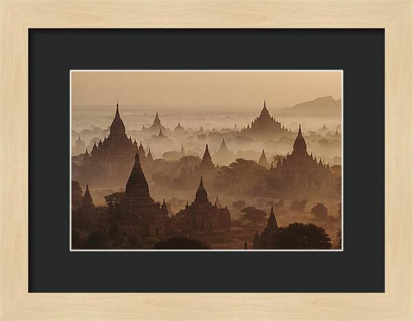 Dawn Over Bagan Pagodas