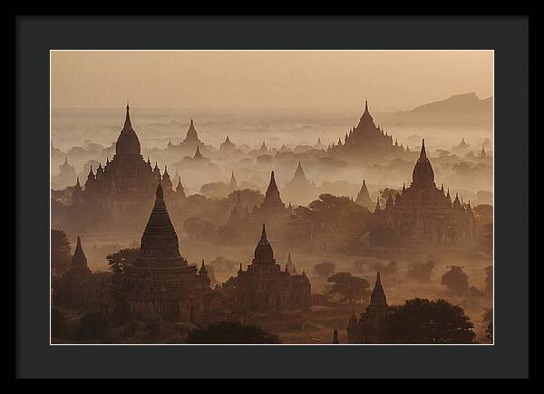 Dawn Over Bagan Pagodas