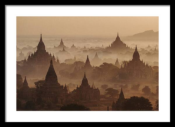 Dawn Over Bagan Pagodas