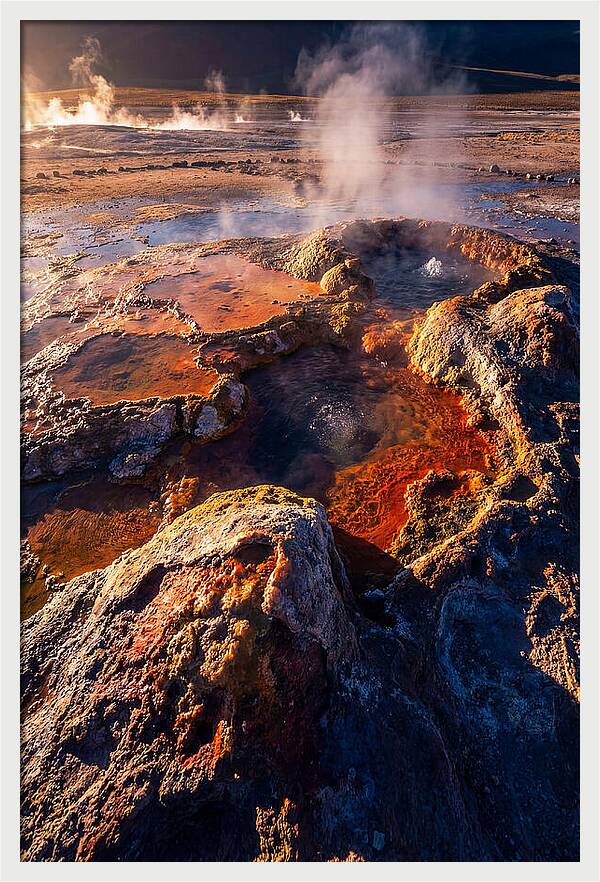 Dawn Over El Tatio Geysers