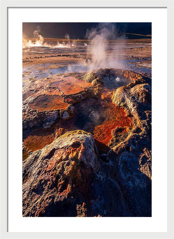 Dawn Over El Tatio Geysers