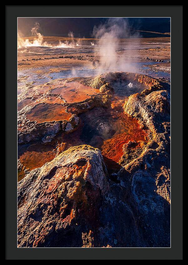 Dawn Over El Tatio Geysers